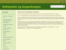 Tablet Screenshot of hobbyteketsshop.dk